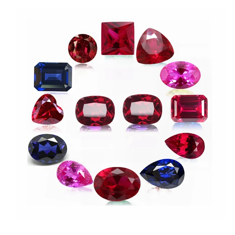 

Wholesale AAAA+ Ruby Sapphire Test Mohs Hardness Gems Top Quality for Collection Display Jewelry Making Box Pack Chic Stone