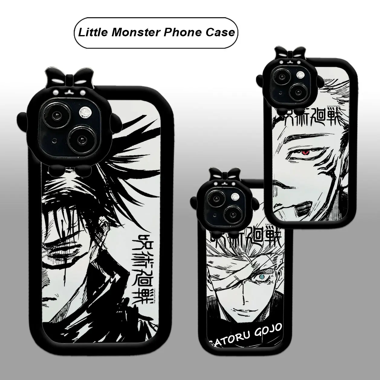 J-ujutsu K-aisen Anime For iPhone 15 14 13 12 11 Pro Max XS Max X XR 7 8 Plus 6S 5S Little Monster Phone Case