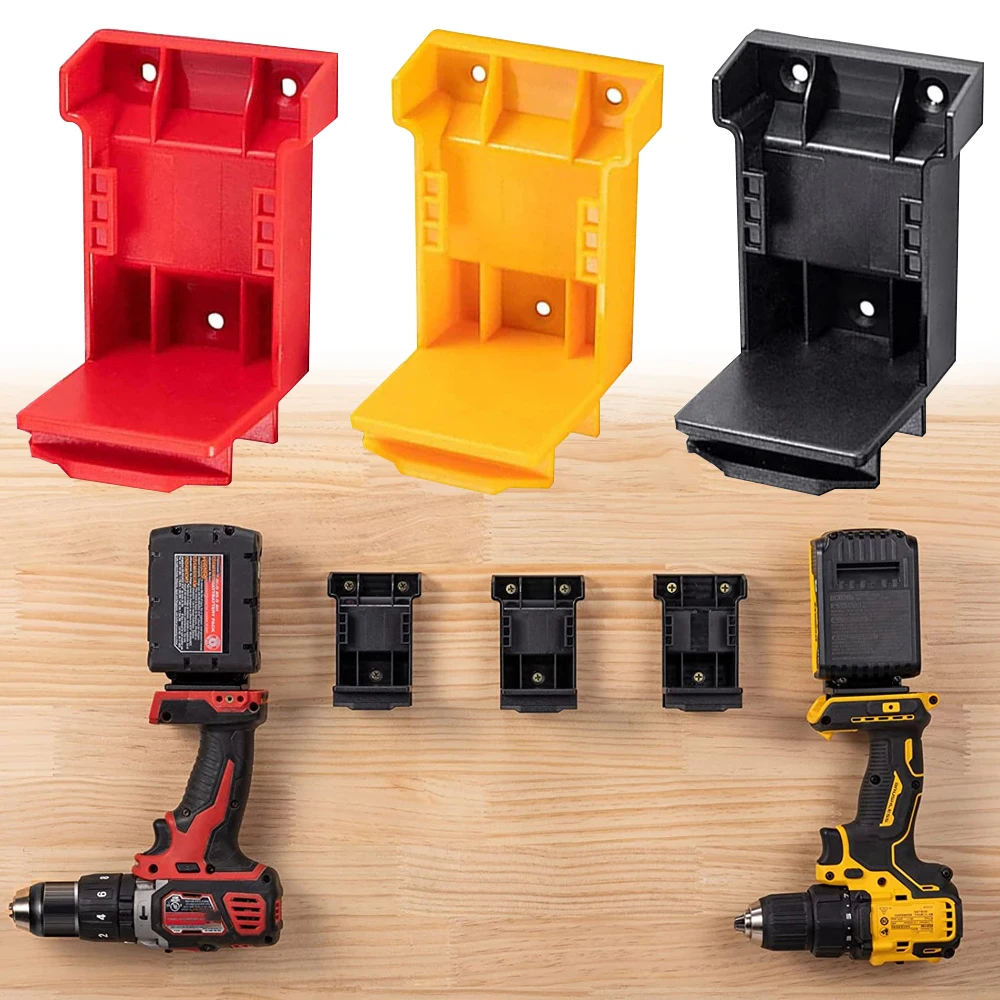 

1/3/5Pc 2 in 1 Tool Mount For Dewalt/Milwaukee 18V 20V Drill Battery Holder for Dewalt 20V Battery Dock Holder for Milwaukee 18V
