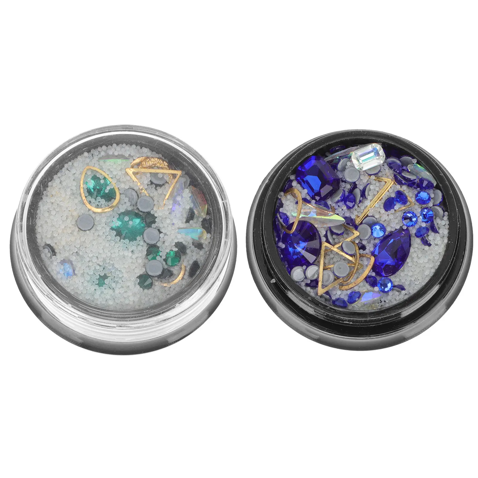 2 Boxes Nail Art Diamond Decor Accessories DIY Manicure Decor for Women Unique Charming Delicate Small Size Comfortable