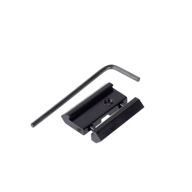 Adaptor Konversi Jalur Adaptor 11 Hingga 20MM Pas Ke Alat Berburu Adaptor Snap-In Dudukan Lingkup Dasar Rel Picatinny