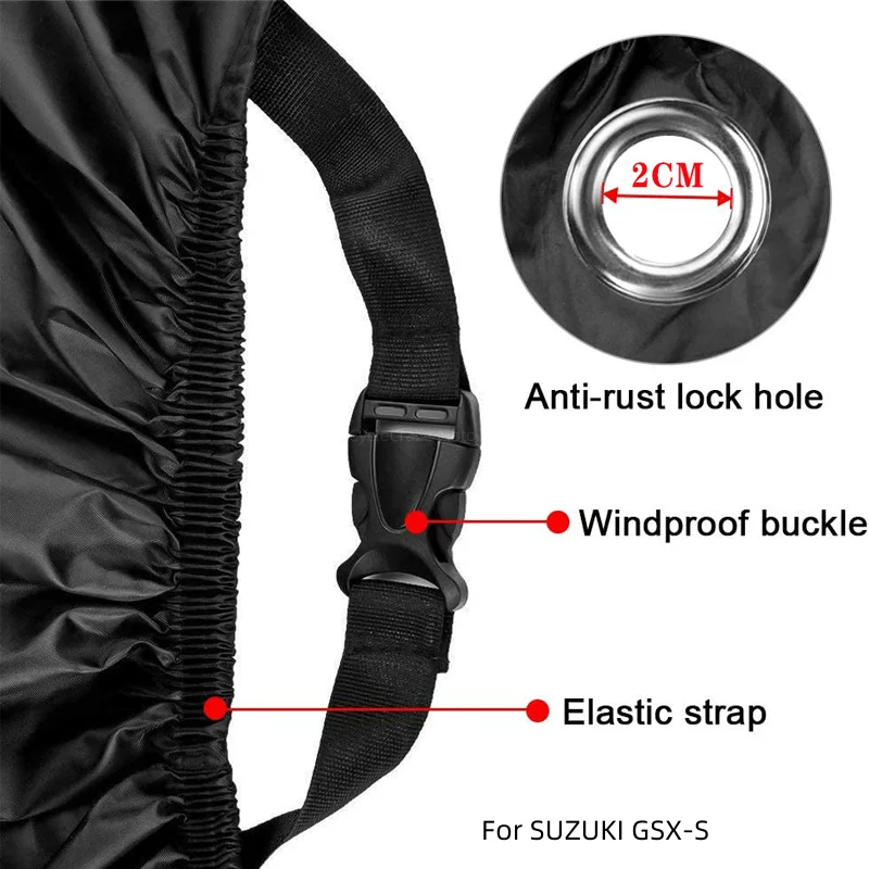 Motorcycle Cover Waterproof Outdoor Scooter UV Protector Dust Rain Cover For SUZUKI GSX-S750 GSX-S1000 GSXS750 GSXS1000 GSXS