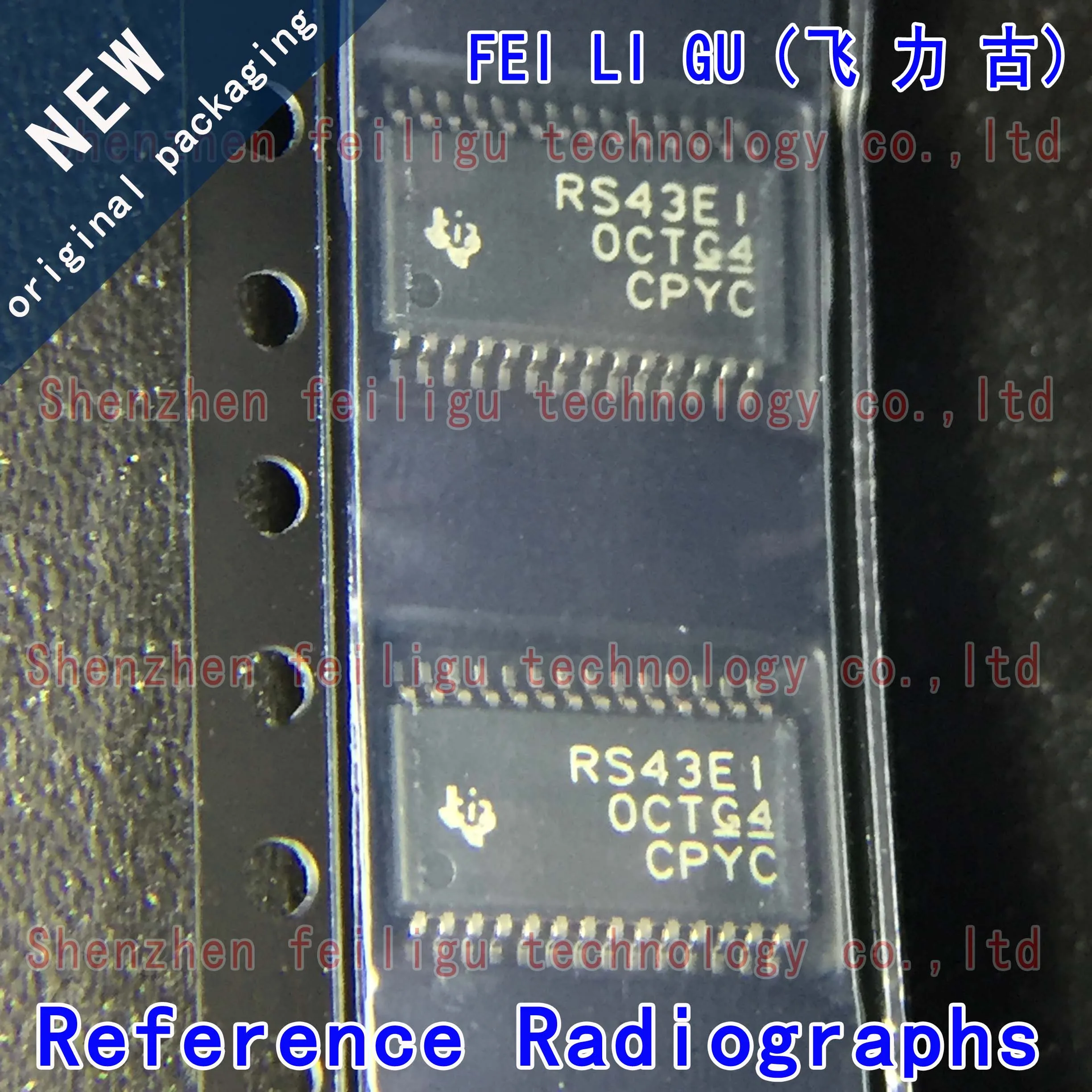 Transceptor RS232 Chip, Serigrafia, TSSOP28, 100% Original Novo, TRS3243EIPWR, TRS3243, RS43EI, 5-50Pcs