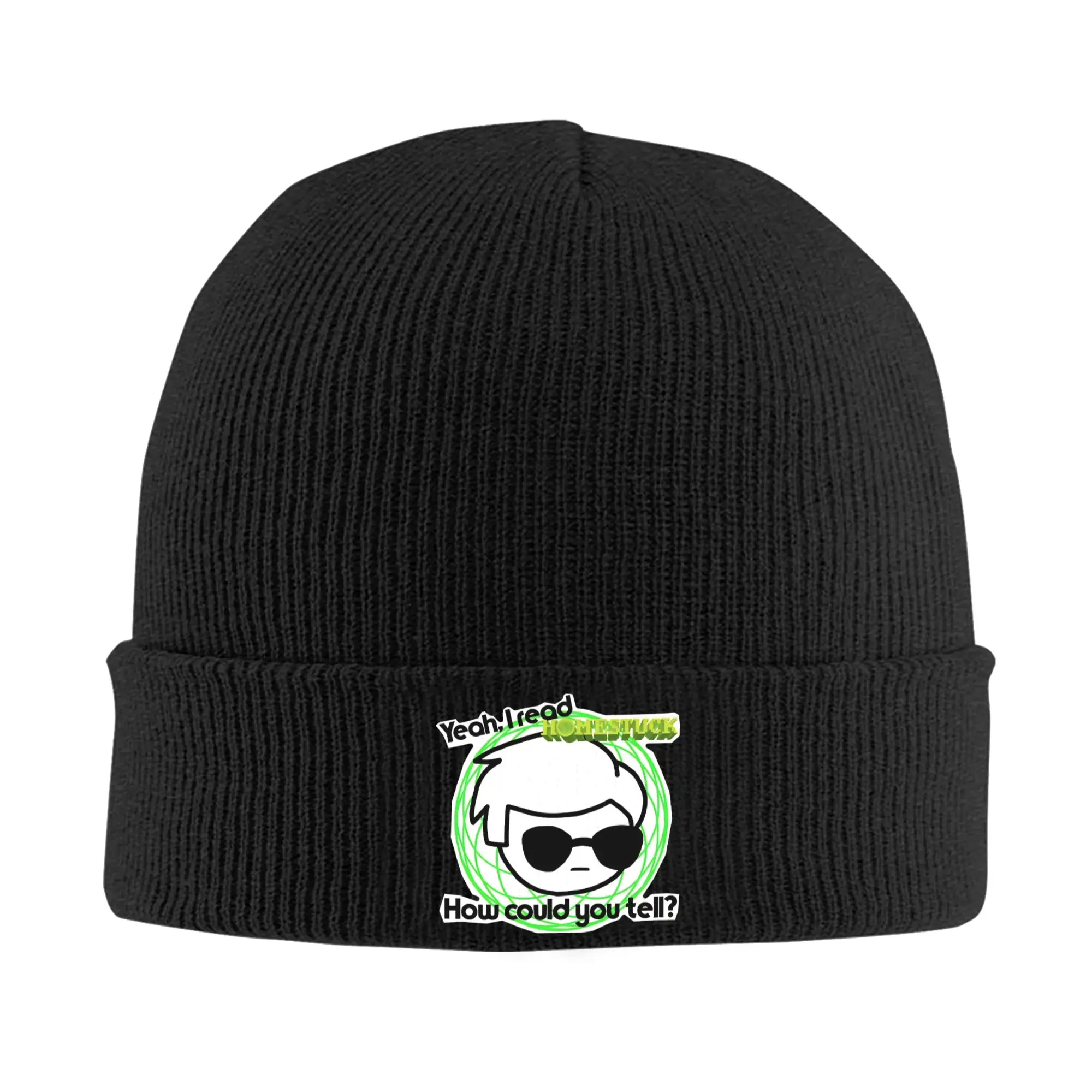 Yeah, I Read Homestucks Dave Sticker  Knitted Hat Beanies Autumn Winter Hat Warm Acrylic  Casual  Cap for Men Women Gifts,