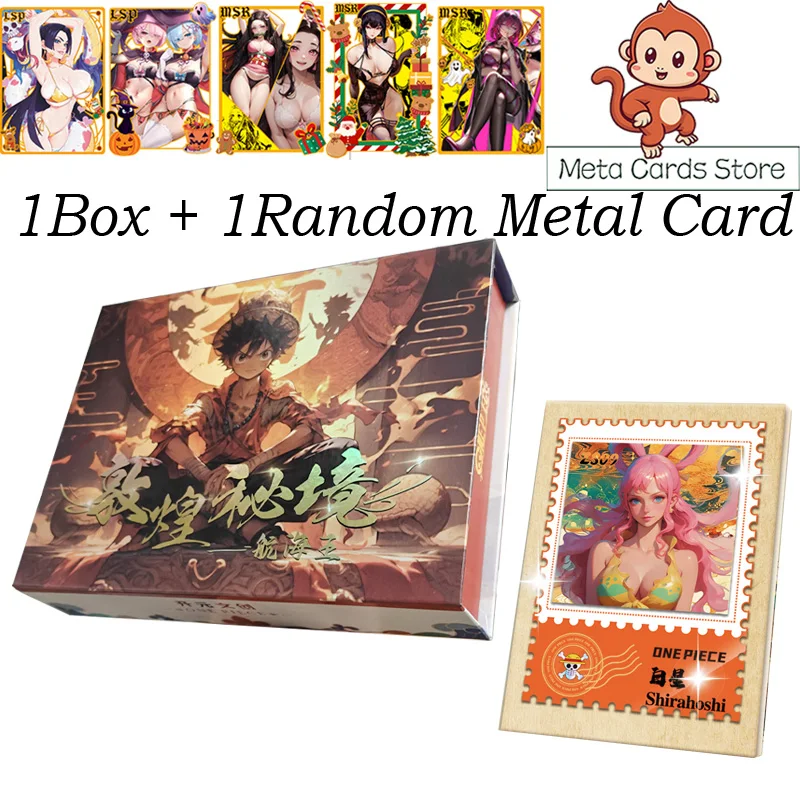 Kaiyuan One Piece Collection Card Luffy Nami Boa Sanji Doujin Hobby Game Card CCG Booster Box Toy Gift