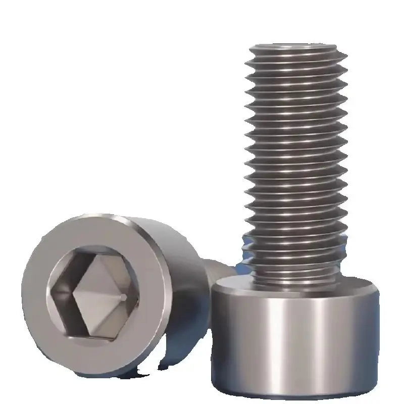 M1.6 M2 M2.5 M3 M4 M5 M6 M8 M10 TA2 Pure Titanium Gr2 DIN912 Hexagon Hex Socket Head Cap Allen Bolt Screw