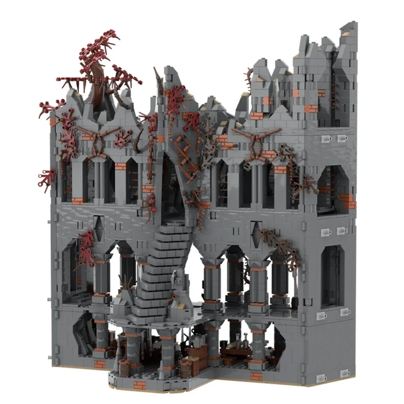 Magic Rings Model Moc Building Bricks The Hill of Dark Witchcraft 4/8Technology Modular Block Christmas DIY Toy Holiday Gifts
