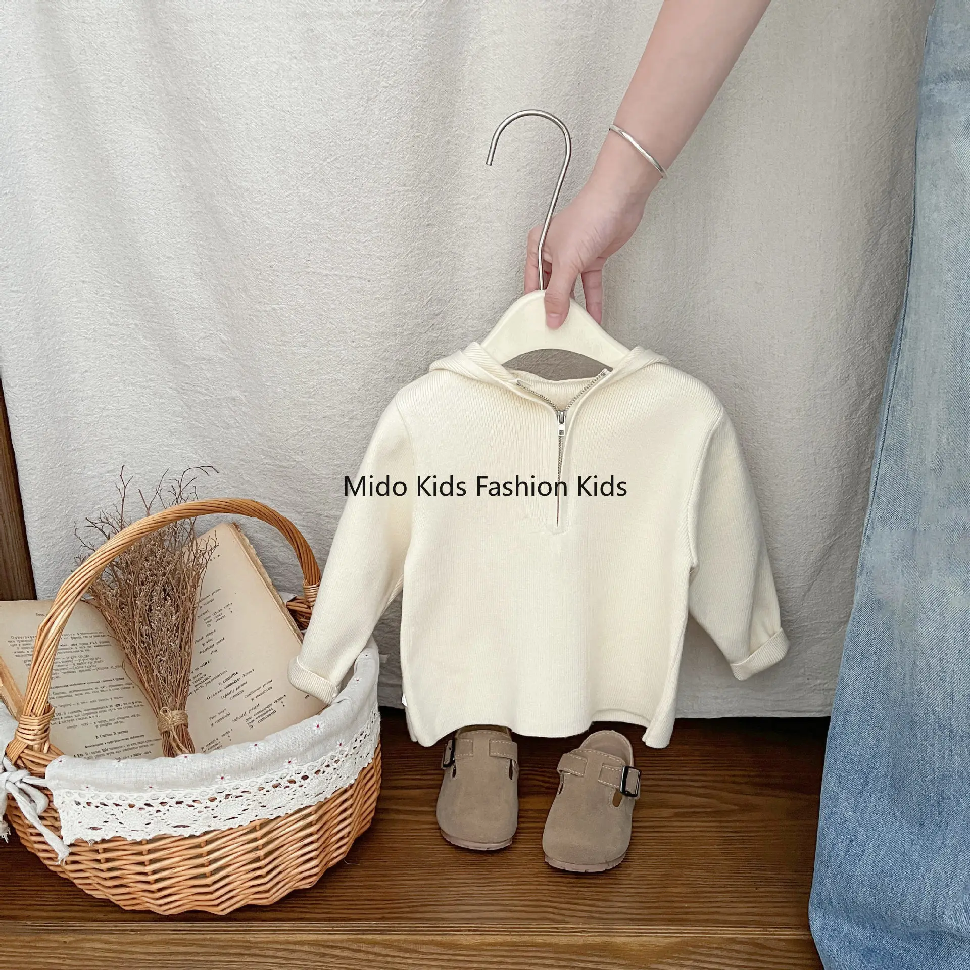 ملابس أطفال خريفية، ملابس علوية لطيفة للغاية، ملابس أطفال خريفية لطيفة محبوكة بأكمام طويلة، ملابس خارجية عصرية #5