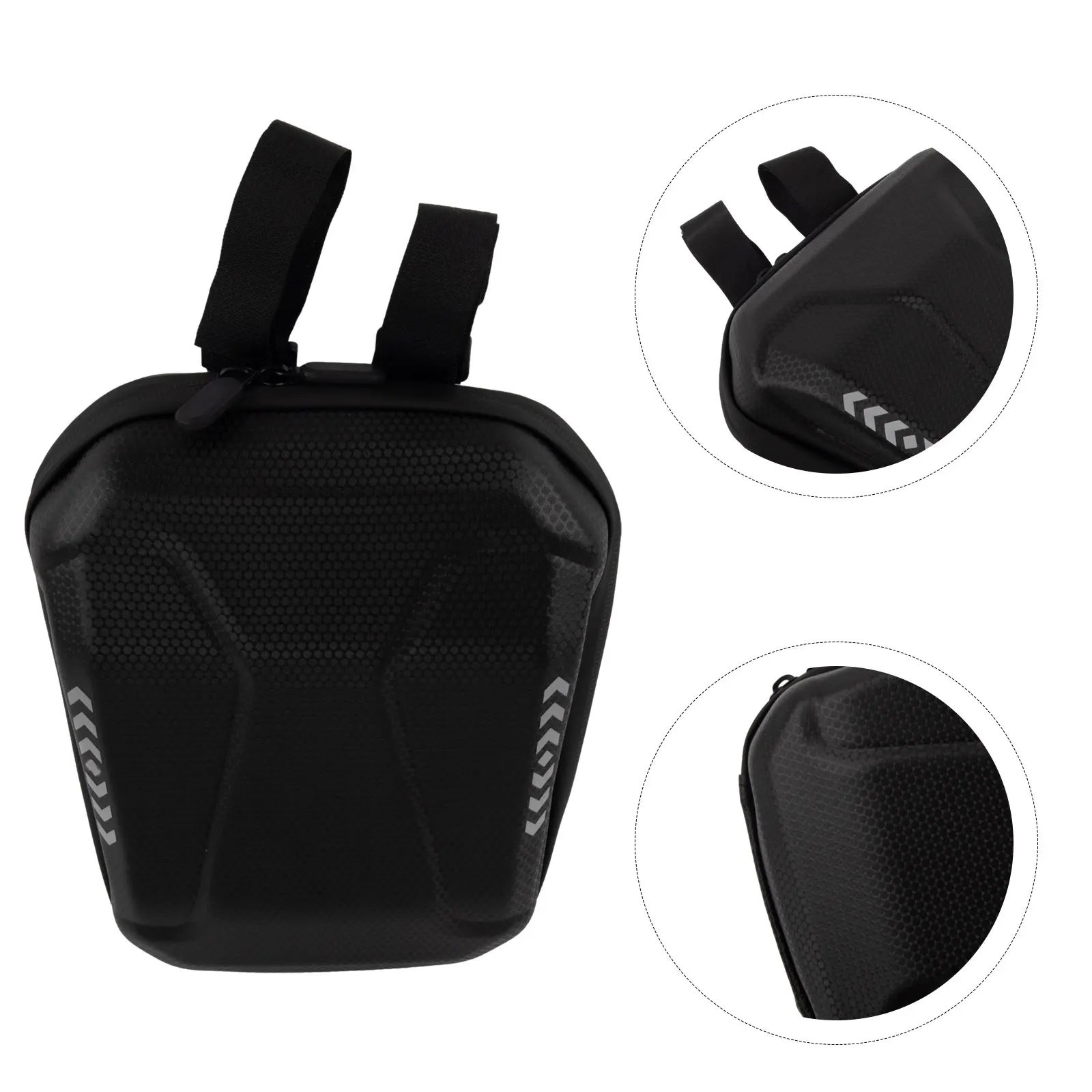

High Quality Front Hanging Bag Scooter Bag Binding Design Black E-Bike Tube Bag EVA Material Storage Bags Storage Pouch