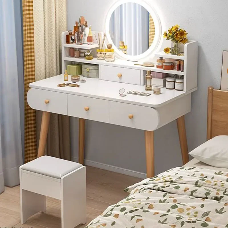 

Storage Bedroom Dressing Table Modern Women Mobile Living Room Dressing Table Hotel High End Tocador Maquillaje Home Furniture