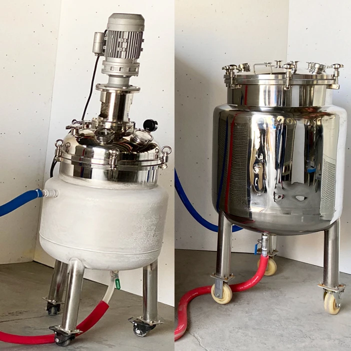 100L - 1000L Pilot Reflux Reactor Agitated Stainless Steel Explosion Proof Jacketed Reactor