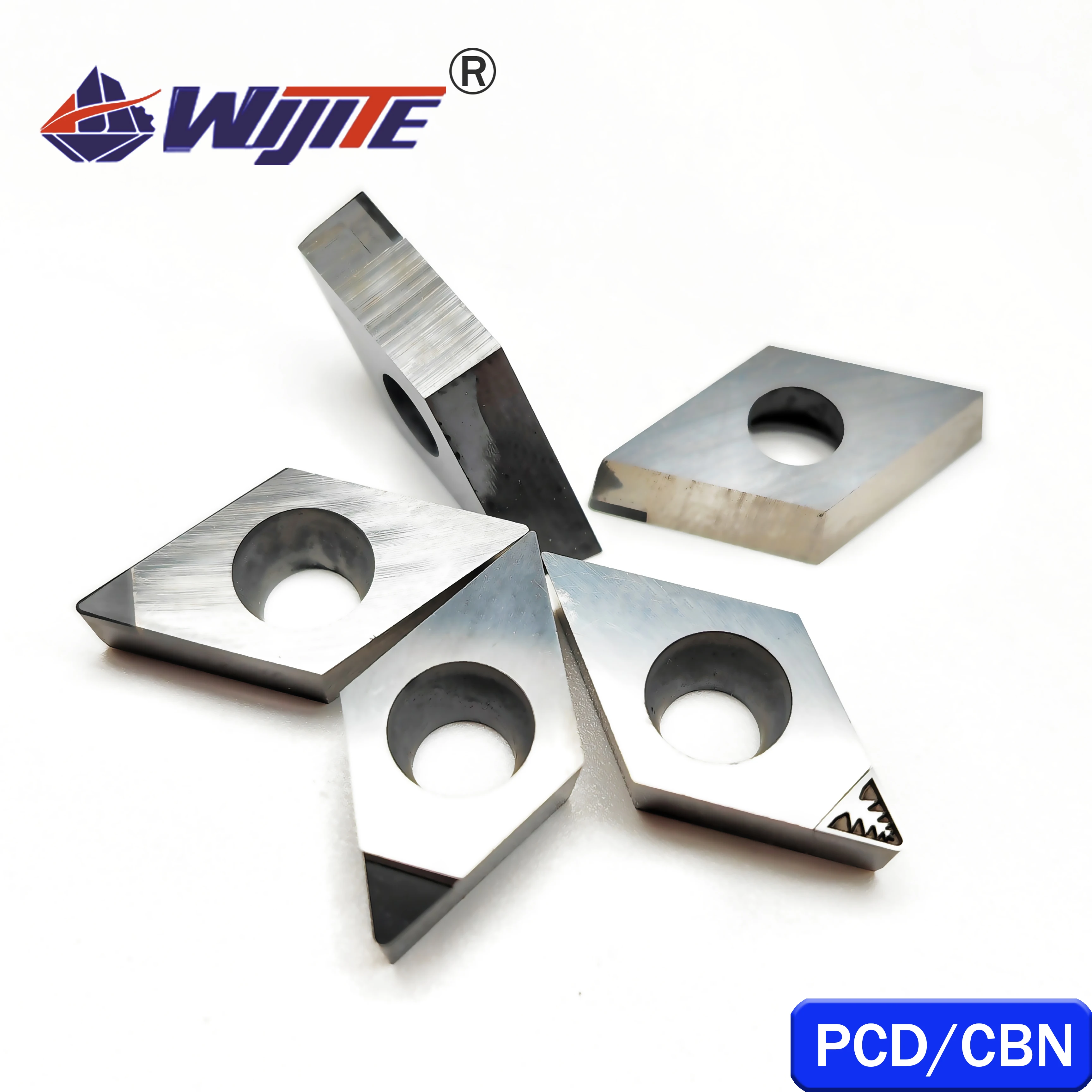 The PCD DCMT DCGT DCGW 0702 11T3 CNC Tool Is Used for Aluminum, Copper and Carbon Fiber, Hard Steel Processing with CBN Tools