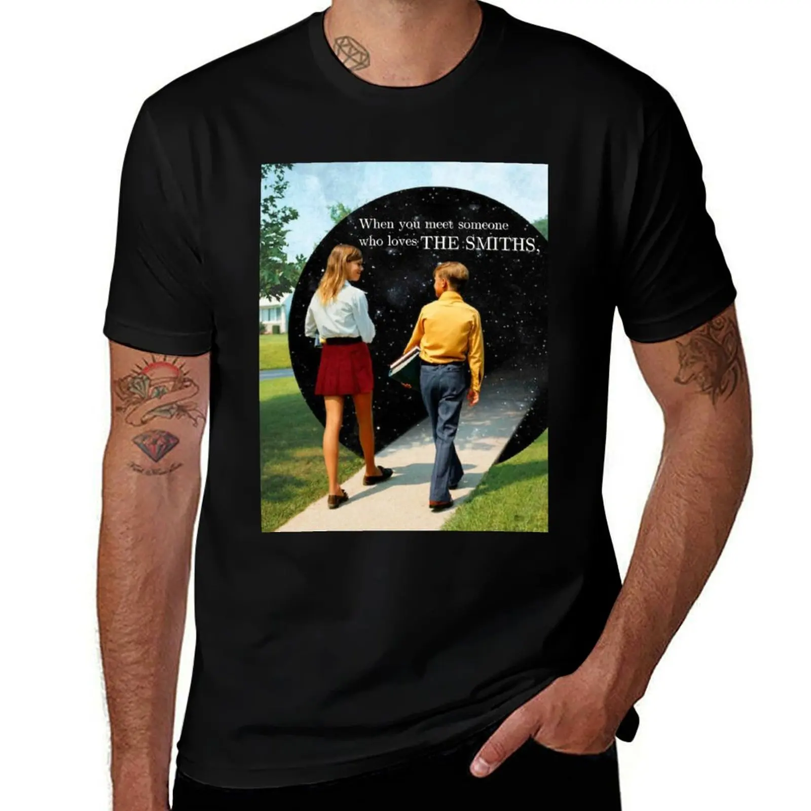 The Smiths Portal to Another Dimension Print T-Shirt All Match Print Short Sleeve Top T-Shirt