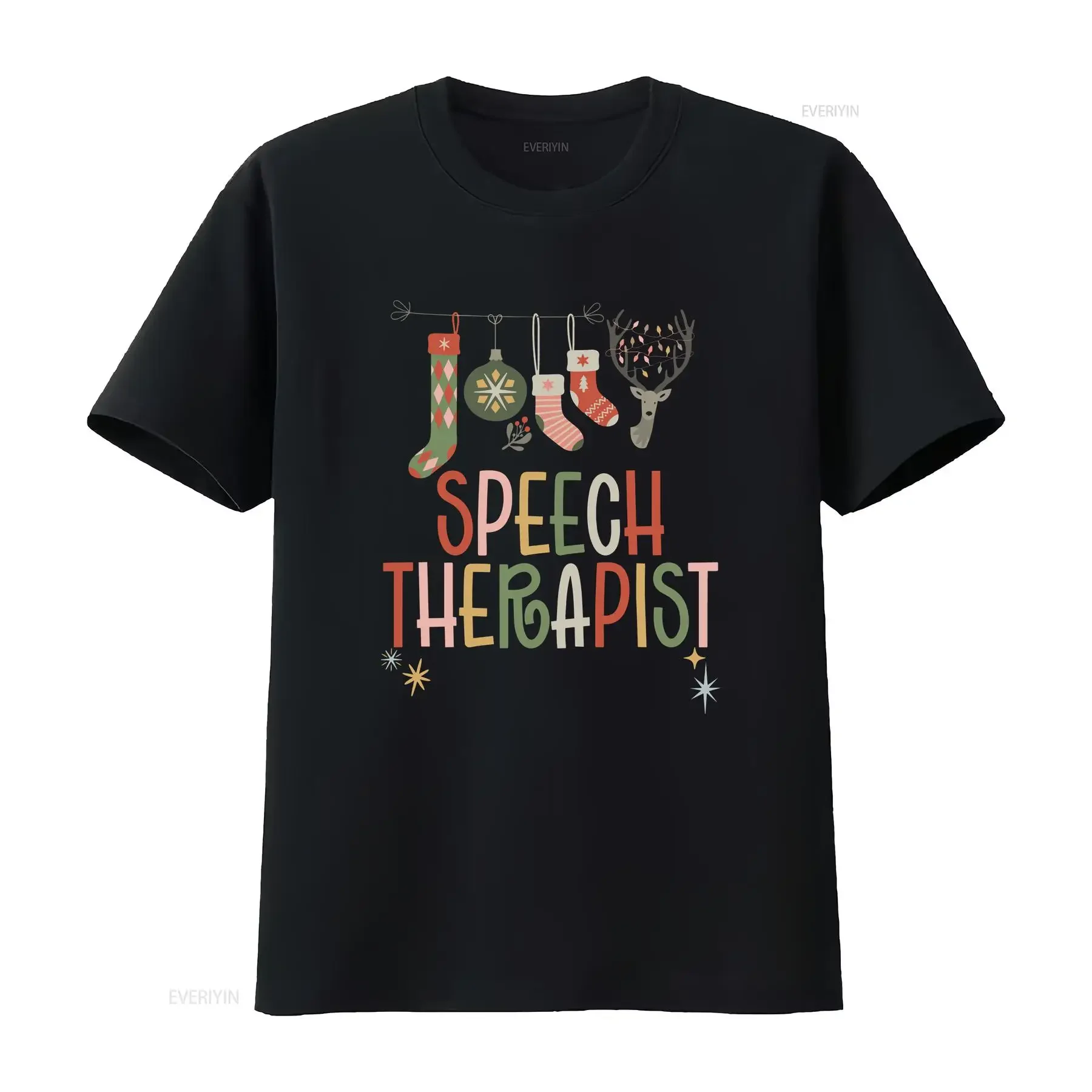 Jolly Speech TherapisT T Shirt Christmas Therapy Pathologist Xmas Pathology Team Group Squad Speechie vintage Washed