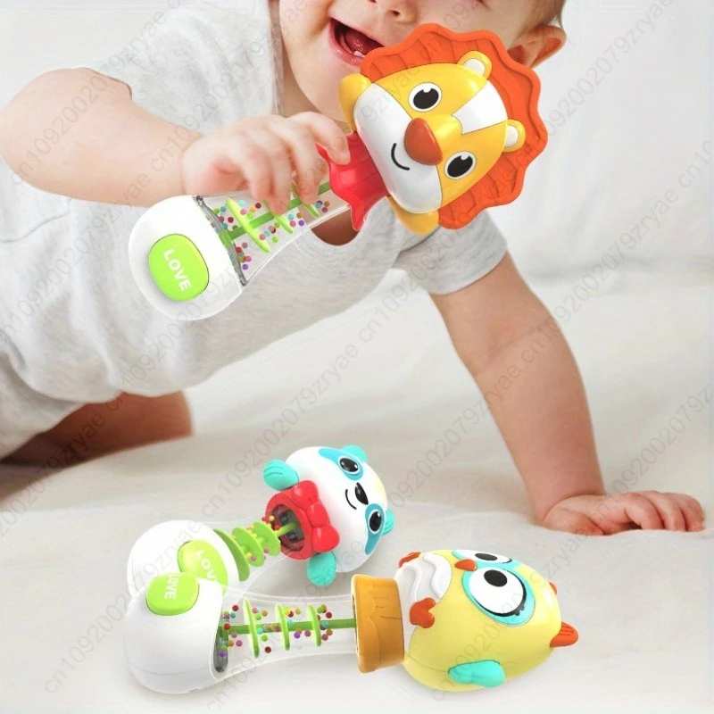 Colorful Youngsters Sensory Rattle Toy | Soft ABS Hand Grasping Ball Musical Notes , Engaging Youngsters Toy, no Electricity