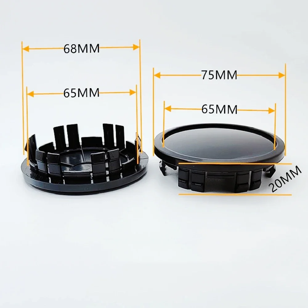 4pcs 75mm New Style Blank Car Wheel Center Caps Rim Hubcaps Cover Styling Accessories for Mercedes 65mm Emblem Logo Car Stickers