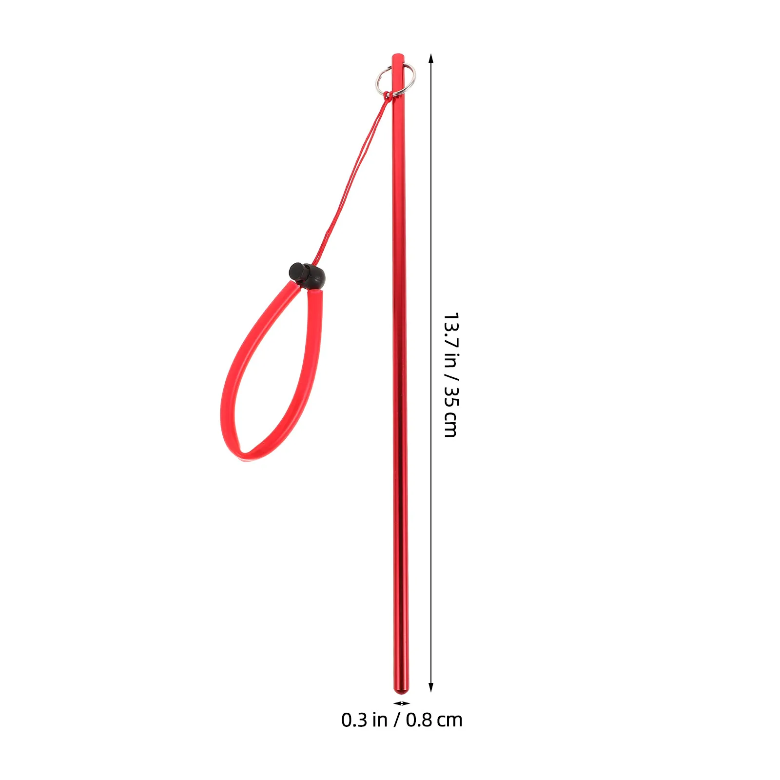 Aluminum Alloy Underwater Probe Stick Diving Tool Scuba Gear Bottle Knocking Measurement Markings Lightweight Portable Dive