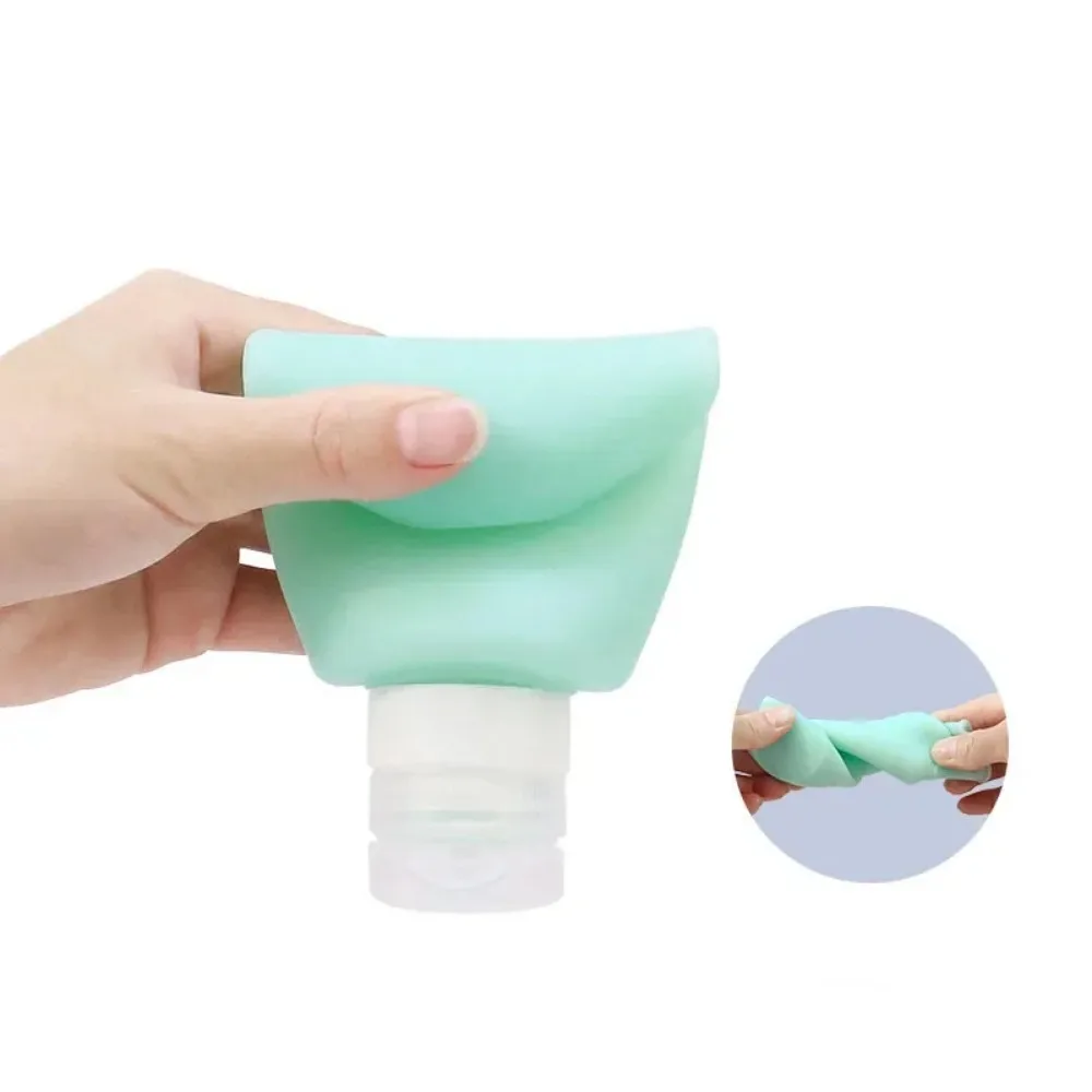 200ml garrafa de silicone recarregável loção chuveiro gel shampoo recipiente garrafa vazia portátil acessórios viagem atacado