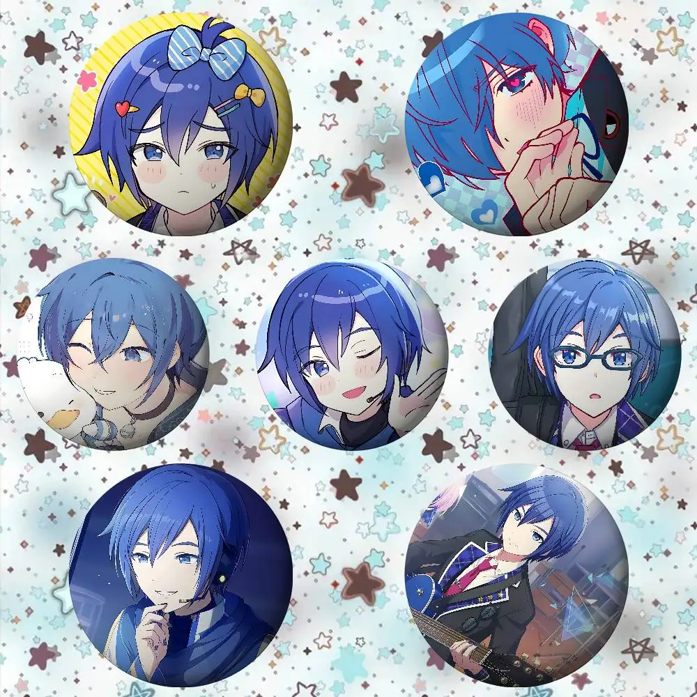 Singer K-KAITO For Clothes Anime Enamel Pin Cute Things Cartoon Cosplay Badges On Backpack Brooch Art Gifts