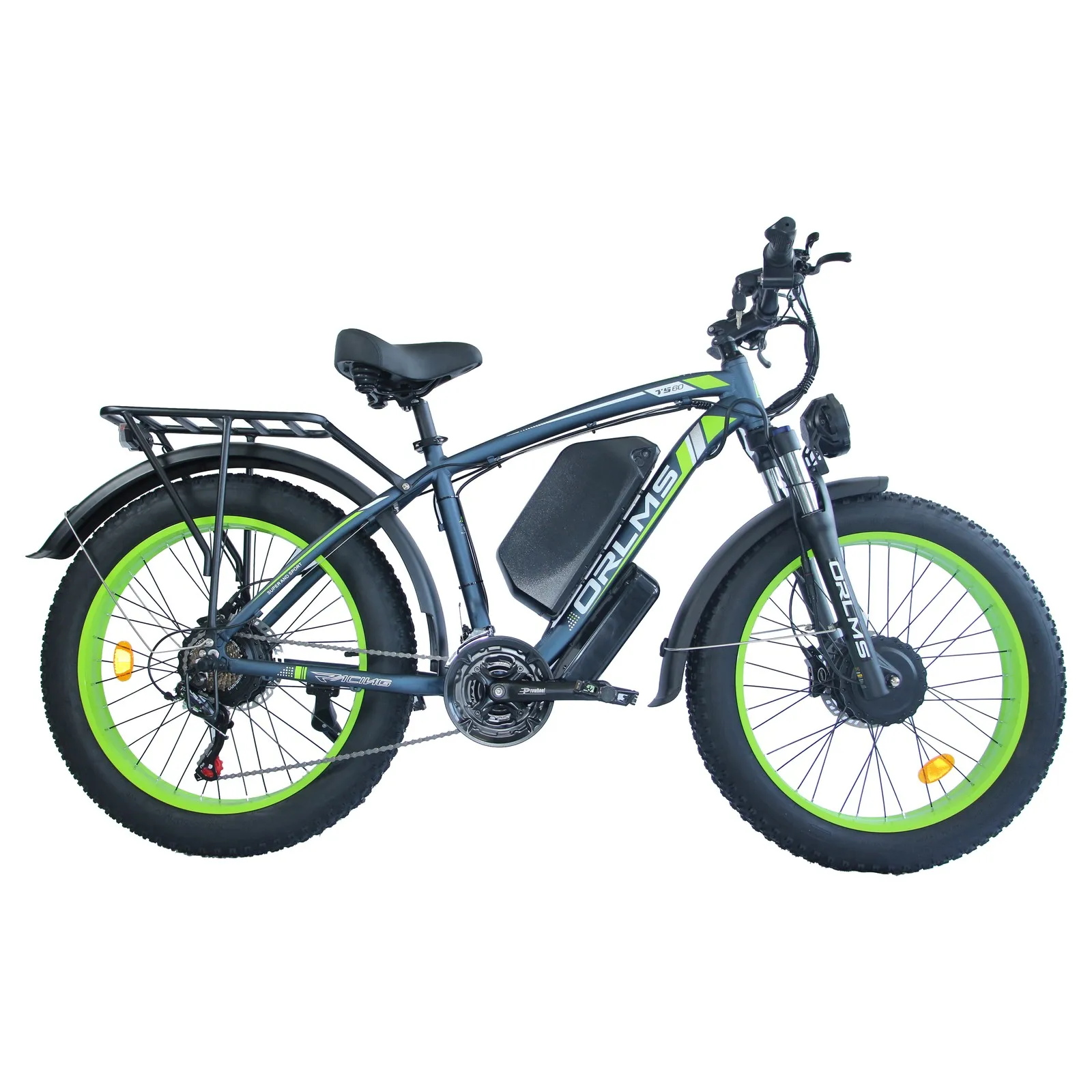 3000w Peak Dual Motor Electric Bike 60v 25ah Long Range Electric Mountain Bike image 2