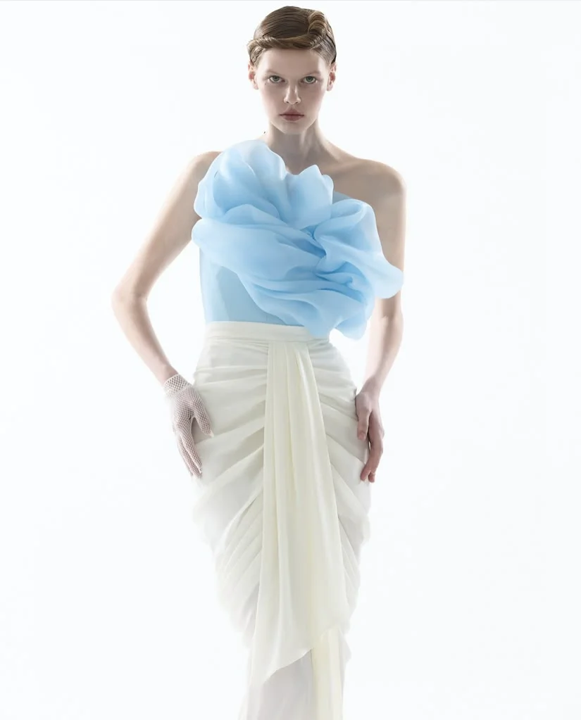 Elegância 2 peças vestido formal saia superior sem alças drapeado vestidos de festa longos plissado em camadas vestidos de baile feitos sob encomenda