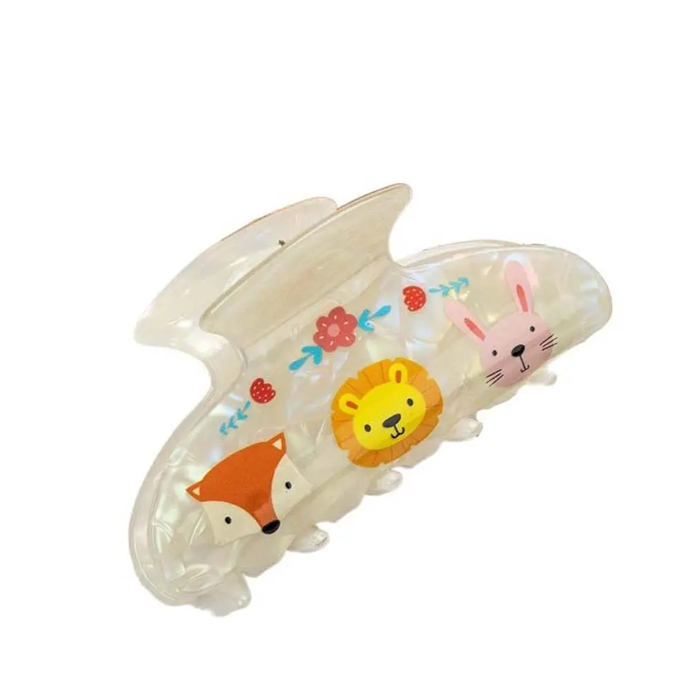 

Creative Rabbit Dog Hair Claw Chaigou Husky Cartoon Animal Shark Clip Korean Style Corgi Acrylic Animal Hair Clip Female/Girls