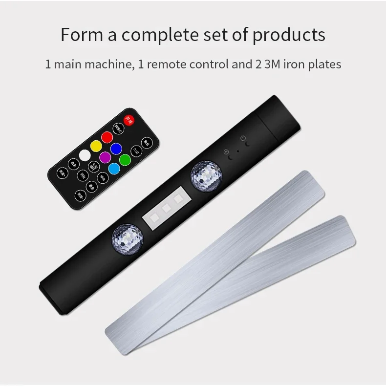 LED-Autodach-Sternenlicht USB-Ladung 5V RGB Rhythmus-Atmosphärenlicht Auto-Innenraum Kabellose Fernbedienung Blinkende Partylichter – Detail 16