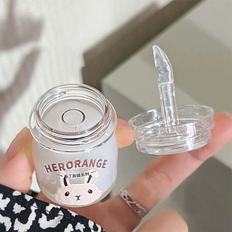 Cute Rabbit Pudding Lip Mask Moisturizes Moisturizes Lip Balm Dilute Lip Lines Lipstick Bottoming Lip Care