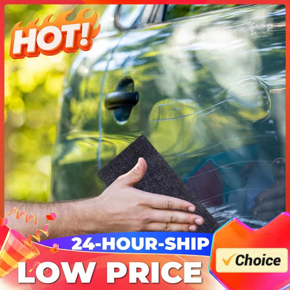 Reusable Nano Sparkle Cloth for Car Scratches 20x10cm Nano Magic Cloth Remover for Light Paint Scratch Water Spot Polishing