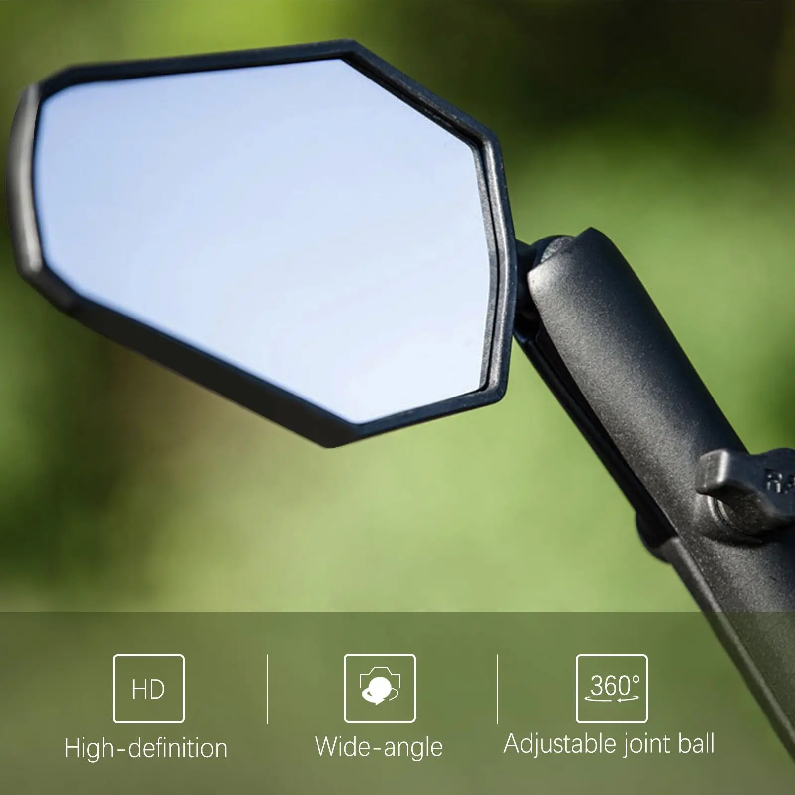 Motorcycle Parts Aluminum Universal Pair Rearview Mirror For BMW Harley KTM Suzuki Kawasaki Sport Rear View Mirror Dirt Pit Bike