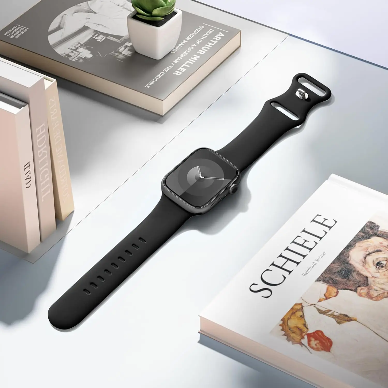 Soft Silicone Band for Apple Watch 8 7 6 5 4 3 SE Strap Bracelet for IWatch Ultra 49mm 45mm 41mm 40mm 44mm 38mm 42mm Watch Band