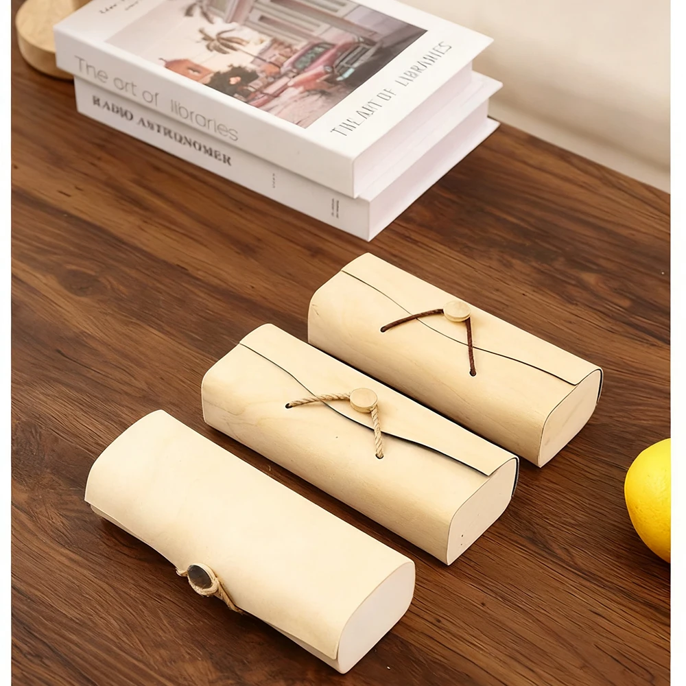 خمر النظارات الخشبية الطبيعية النساء الرجال النظارات الشمسية صندوق تخزين النظارات الرجعية حامل النظارات نظارات حماية الملحقات