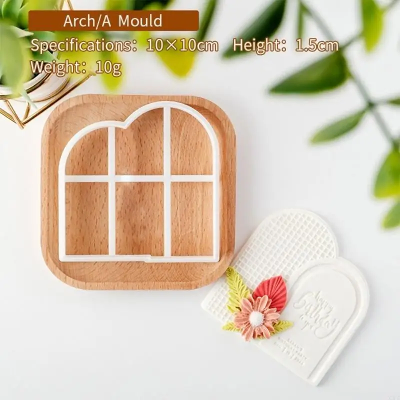 Birthday Plastic Round Molds Chocolate Candy Mold for Diy Dessert Cookie Mold Kitchen Cupcake Decor Baking Tool X3UC