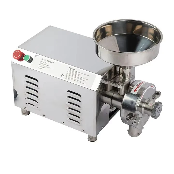 Electric Grain Grinder 2200W, Pulverizer Mill, Grainer Machine, Industrial Flour Milling, Grinding Equipment, High Efficiency