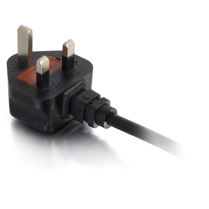 Power Cord,3 Pin Plug 1.5M 10A/250V Computer Power Cord Ac Power AC Adapter for Laptop Notebook/Computer(UK Plug)