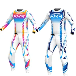 2024.06 Podium FXR Off Road mx Gear Set Top Enduro Motocross Combos Black Moto Jersey And Pant Motorcycle Kit