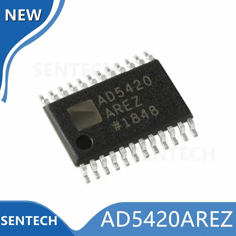 

5 шт./лот, новый оригинальный AD5420AREZ HTSSOP-24, одноканальный, 16-битный, последовательный вход, источник тока ЦАП