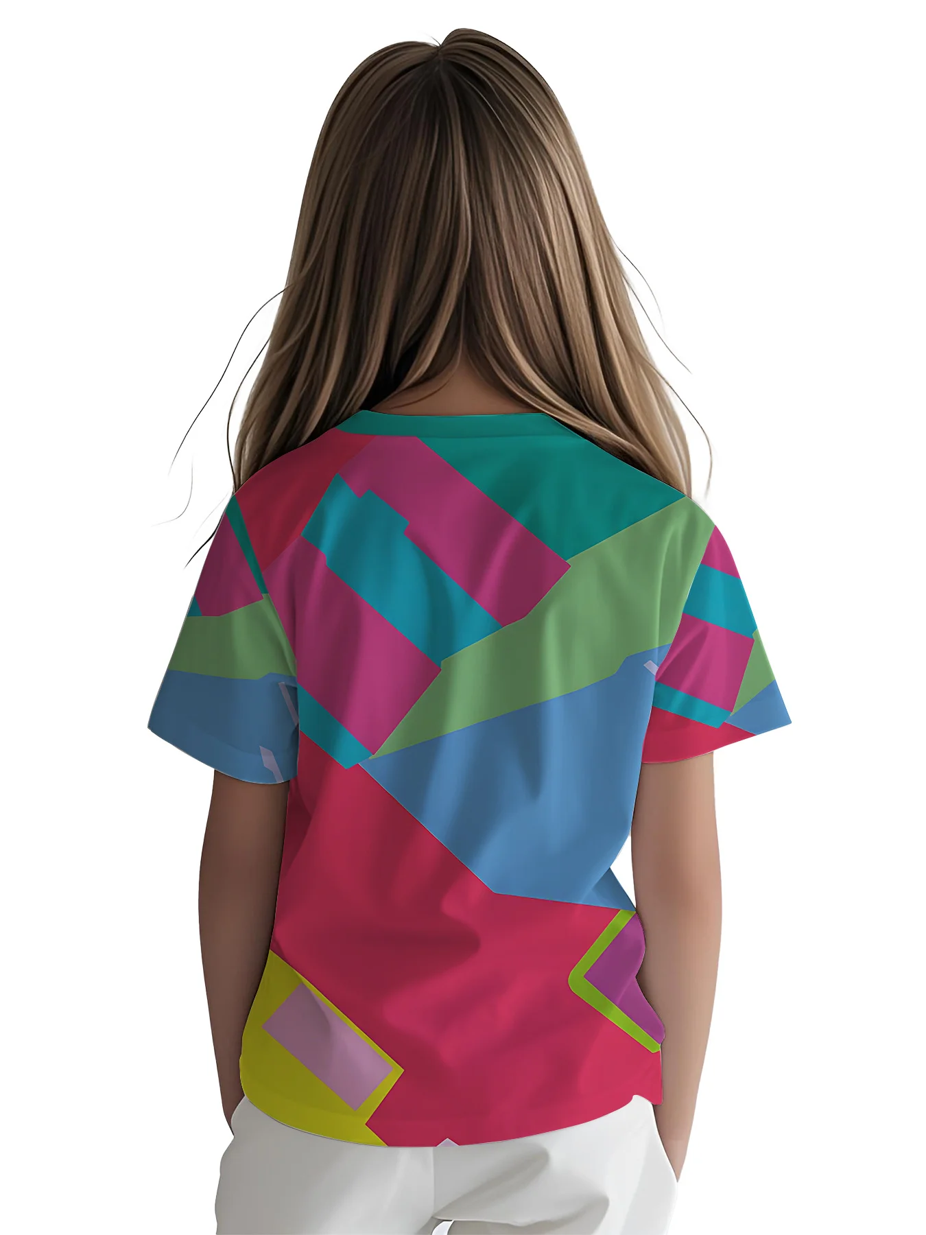 Little Girls Back to School Graphic Tee, Bright 