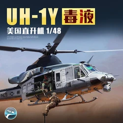 Kitty Hawk Assembled Aircraft Model Kit KH80124 US Navy UH-1Y Venom Helicopter 1/48