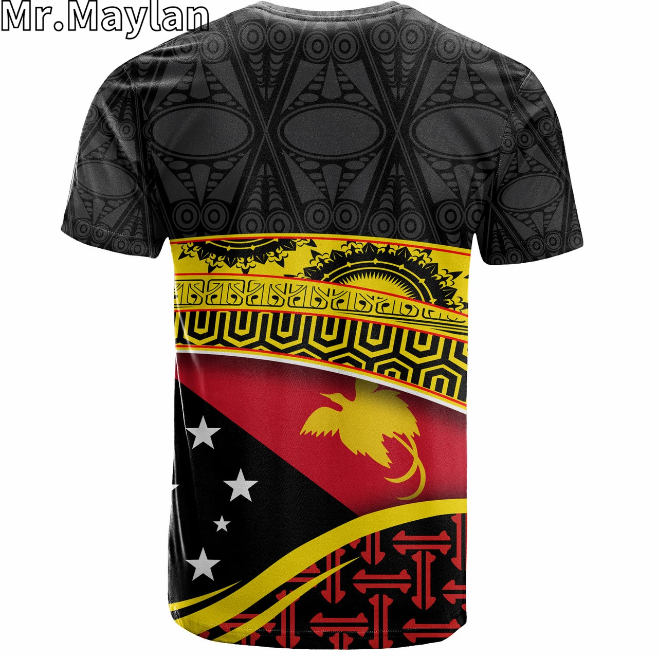 Custom 3D Printed Papua New Guinea Polynesian Hawaii T-Shirt Tribal Motif Independence Day Tshirt Men Women Unisex Tee Tops