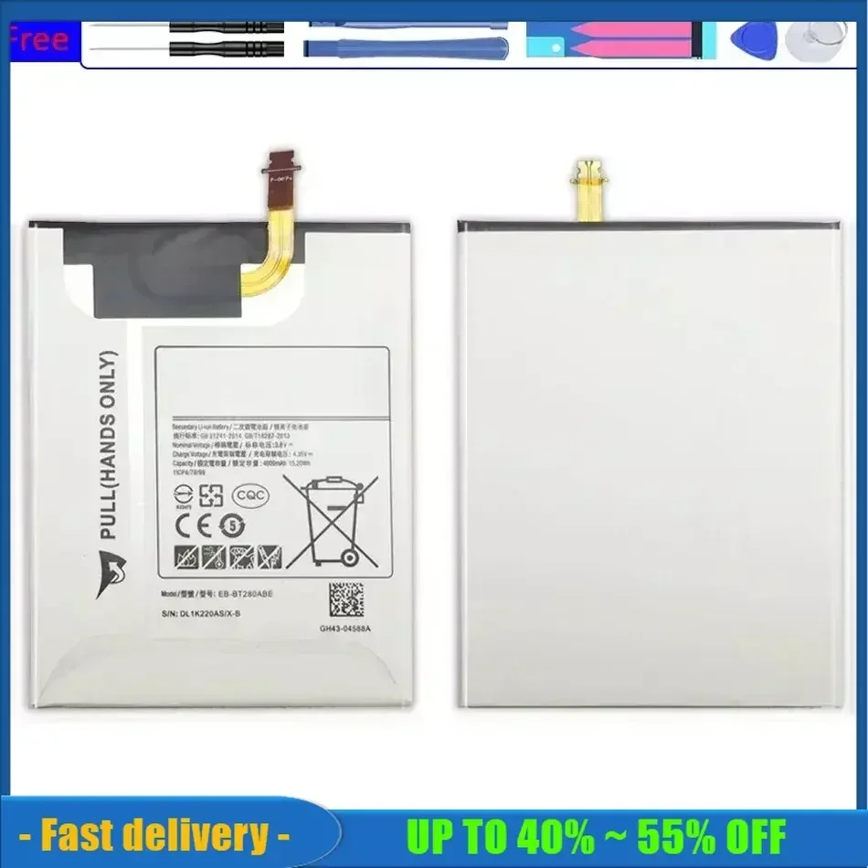 EB-BT280ABE 4000mAh Replacement High Quality Battery For Samsung Galaxy Tab A 7.0 SM T280 T285 SM-T280 Battery