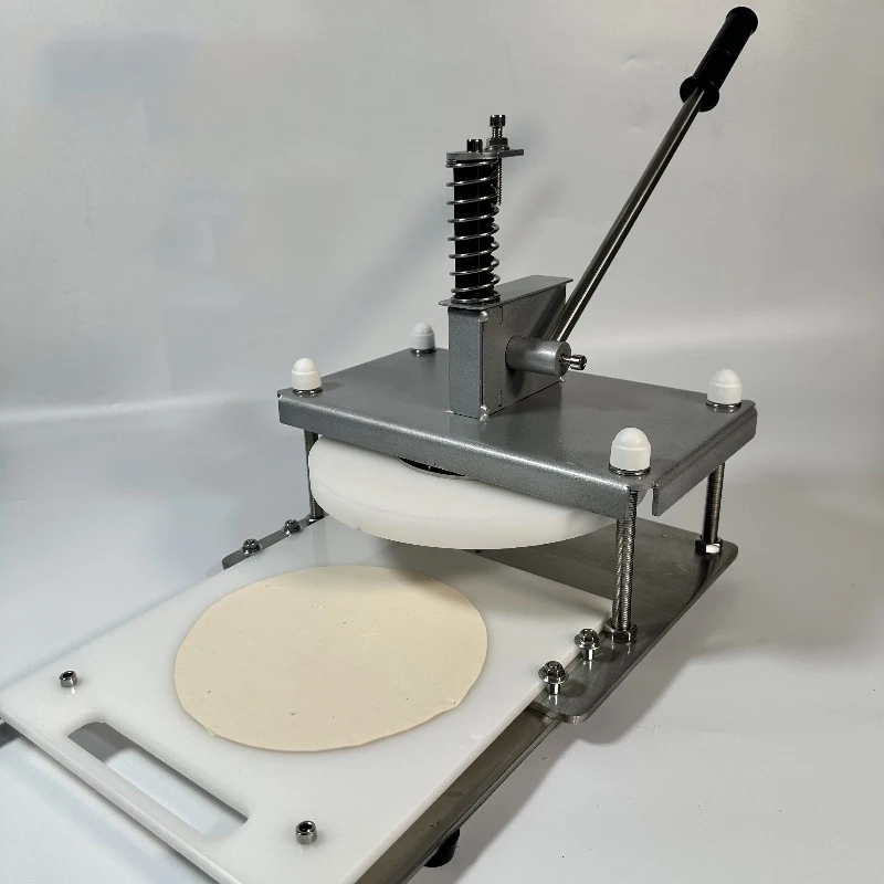 25CM Manual Pizza Dough Roller, Dough Flattener, Stainless Steel Dough Flattener, Commercial Food Processing Machine