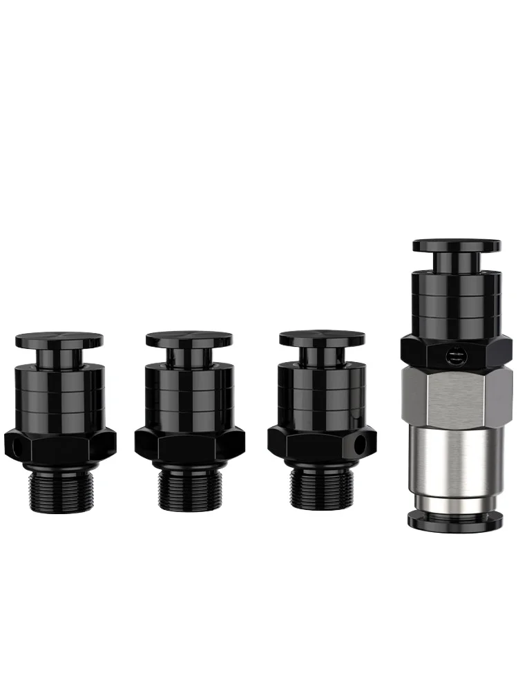 Pneumatic Quick Exhaust Valve Manual Push Button 1/8