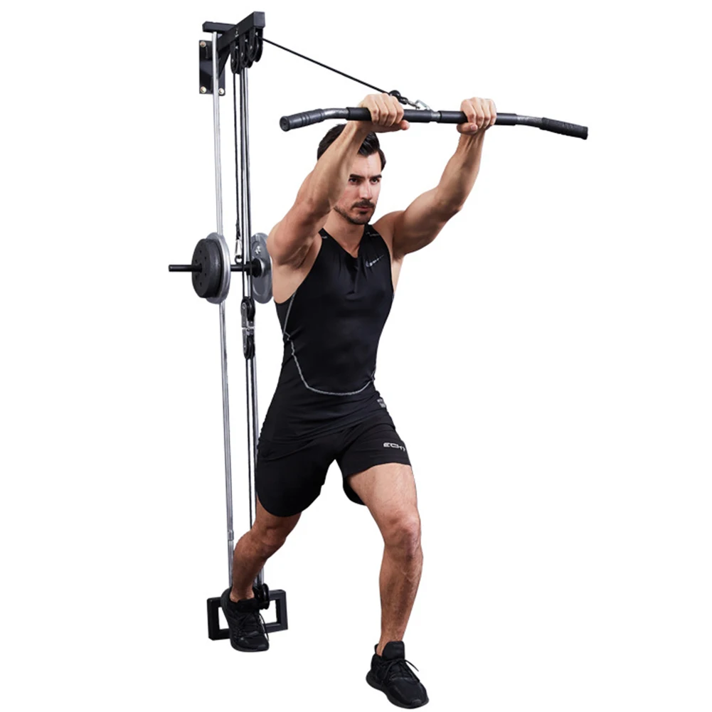 

Fitness Pulleys Rotatable Steel Wire Rope Roller Slide DIY Lifting Arm Hand Training Machine Muscle Training Home Gym Equipment