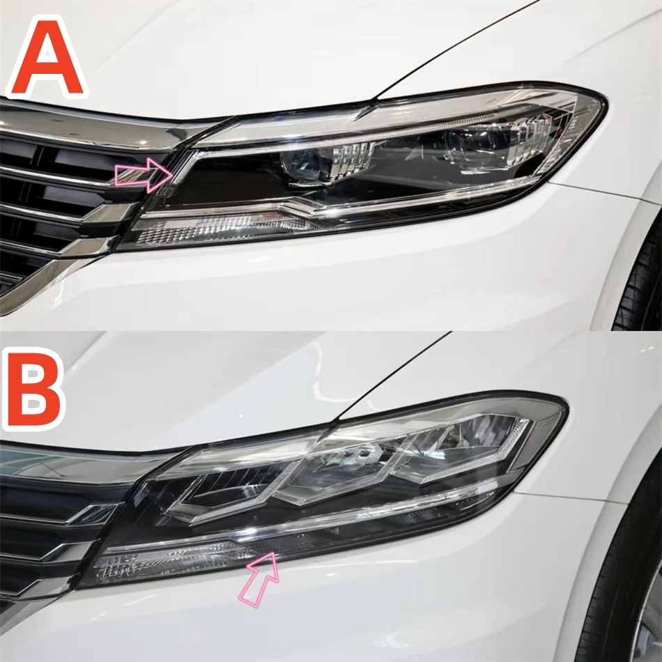 For Volkswagen VW Lavida Plus 2018 2019 2020 2021 Car Front Headlight Lens Cover Lampshades Lamp Headlights Lights Glass