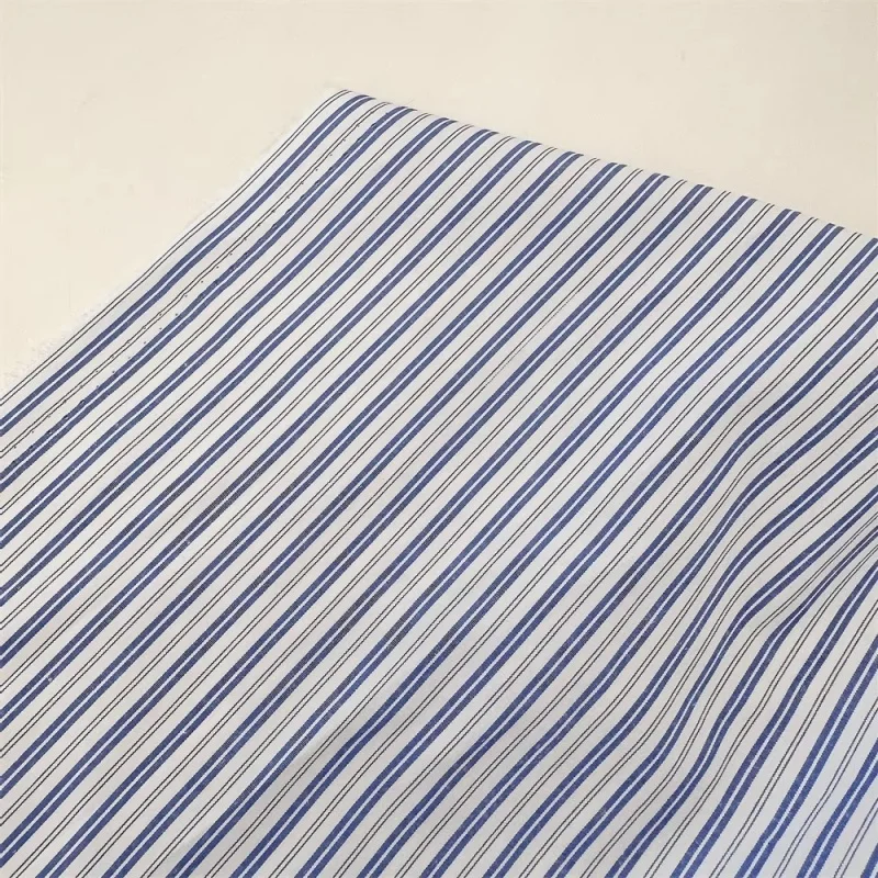 

Blue striped shirt, pants, dress, fabric for tablecloths, bed sheets, handcrafted DIY bags, fabric for bags
