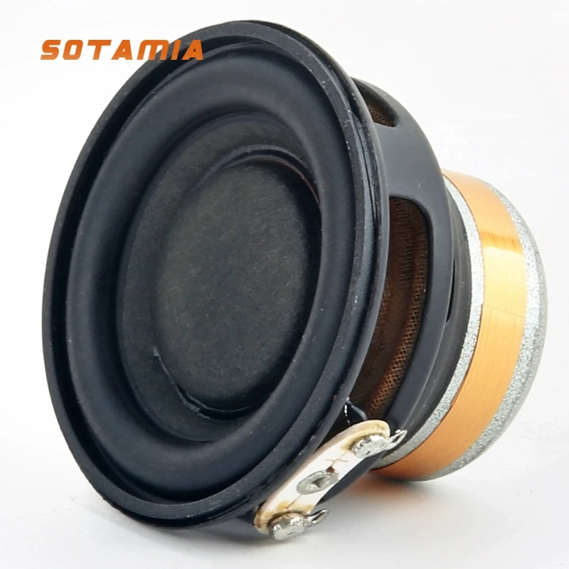 SOTAMIA 2Pcs 1.75 Inch Full Range Speaker 45mm 4 Ohm 10W Altavoz HIFI Loudspeaker Sound Music Audio for JBL Bluetooth Speaker
