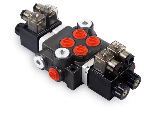 Spool P40 Hydraulic Solenoid Directional Joystick Control Valve
