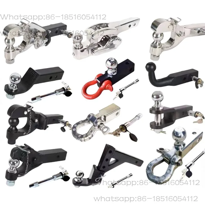 F150 300 modified trailer hook stainless steel tiger head square mouth rear hook