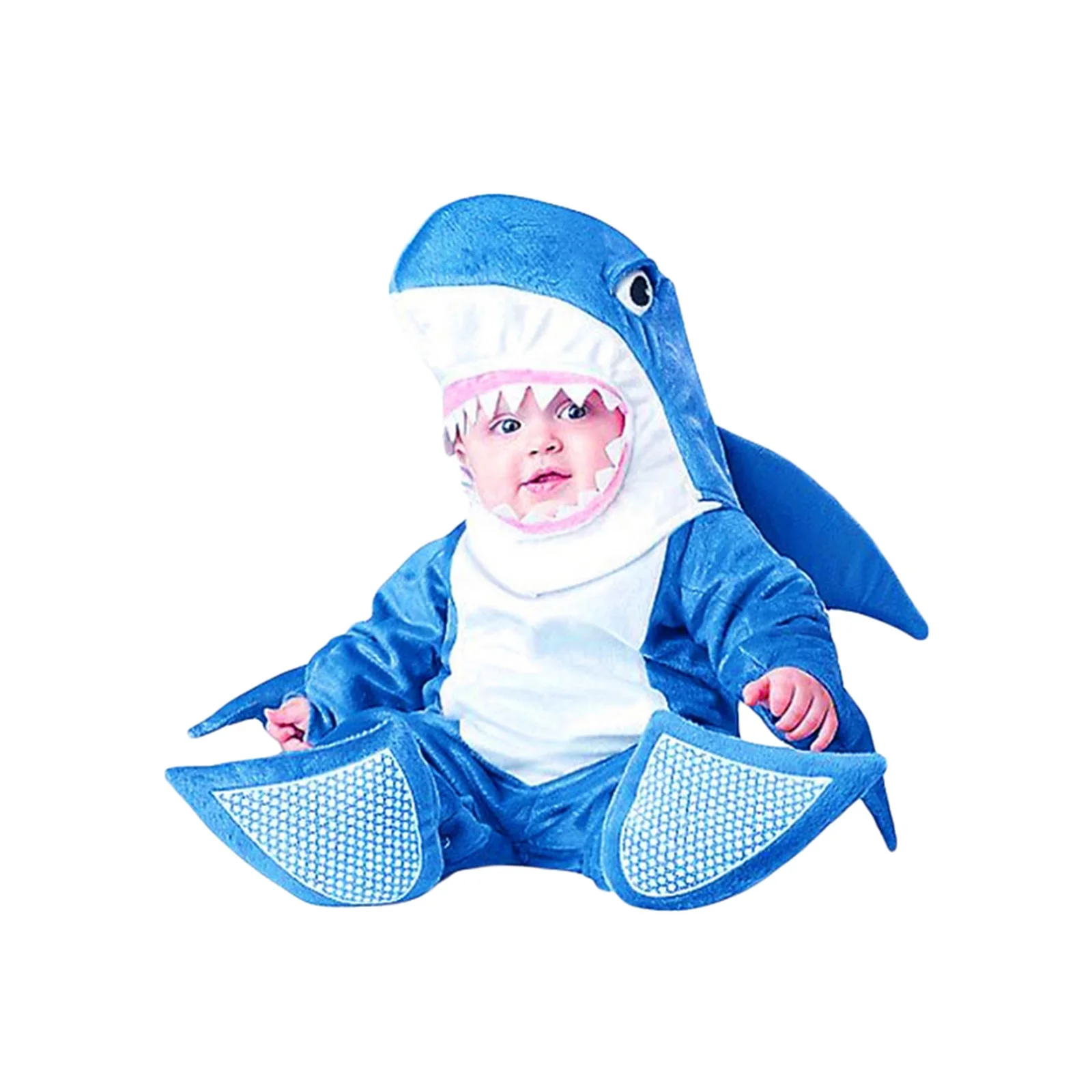 Halloween Animal Costume Romper 2024 Toddler Baby Boy Girl Cartoon Shark Peacock Owl Lion Party Cosplay Clothes Set DIY Decor